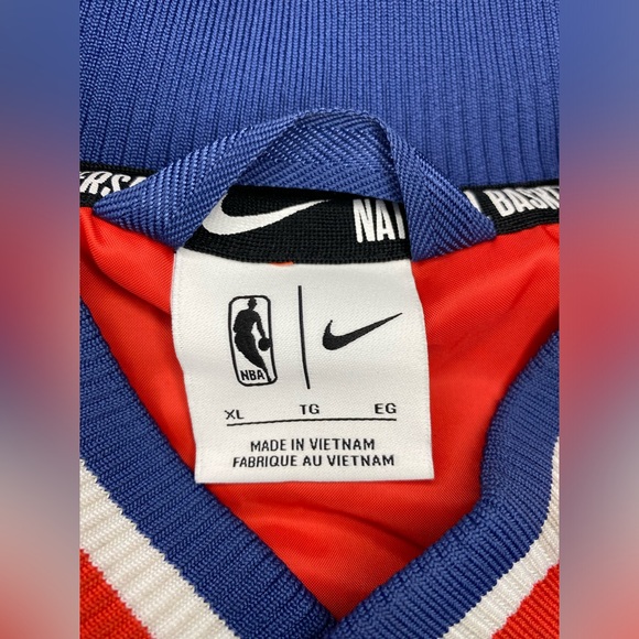 Nike x NBA Basketball 75th Anniversary Authentic Satin Jacket Men’s Size XL - Picture 9 of 12